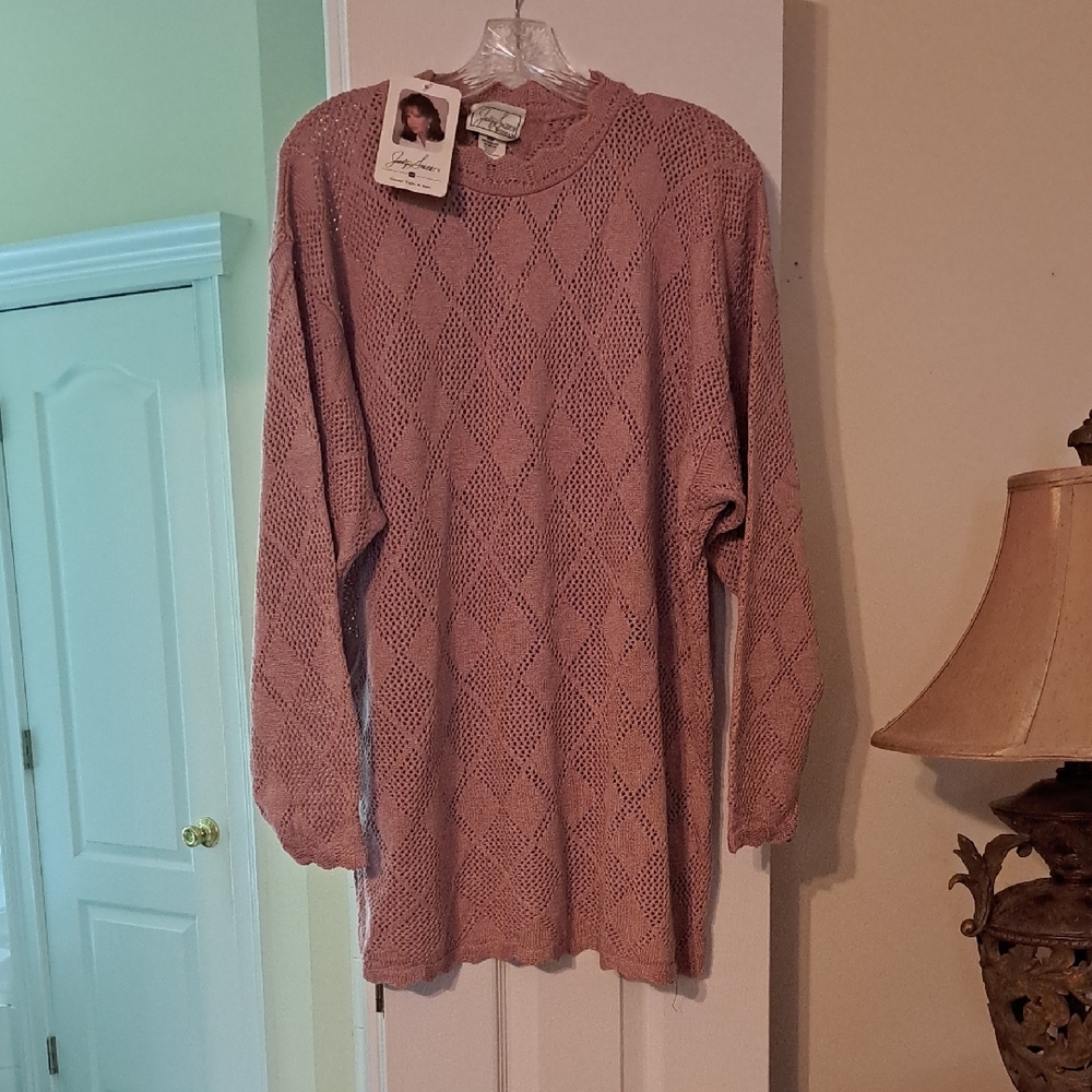 Jenni Pink Crew Neck Sweater